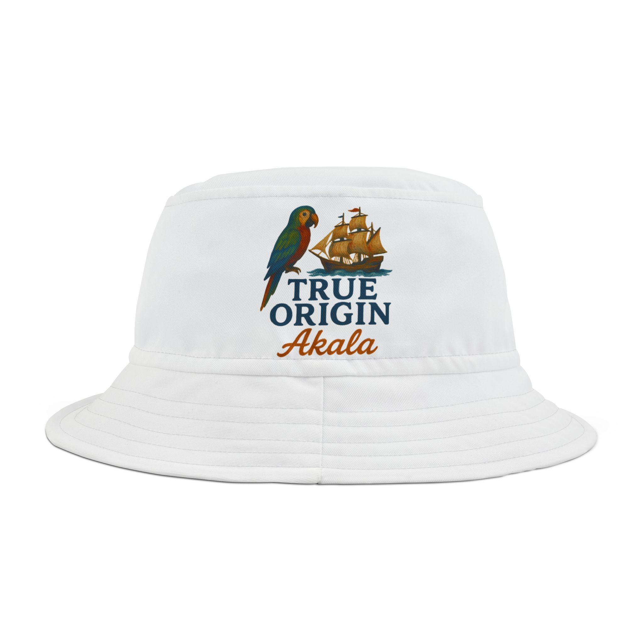 Tropical Bucket Hat, Beach Accessory, Summer Headwear, Gift for Travelers, Vacation Style